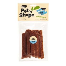 Lamb Strips Dog Treat By Pet'n Shape - 3 oz