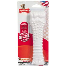 Nylabone Dura Chew Smooth White Dog Bone - Chicken Flavor - Souper (1 Pack)